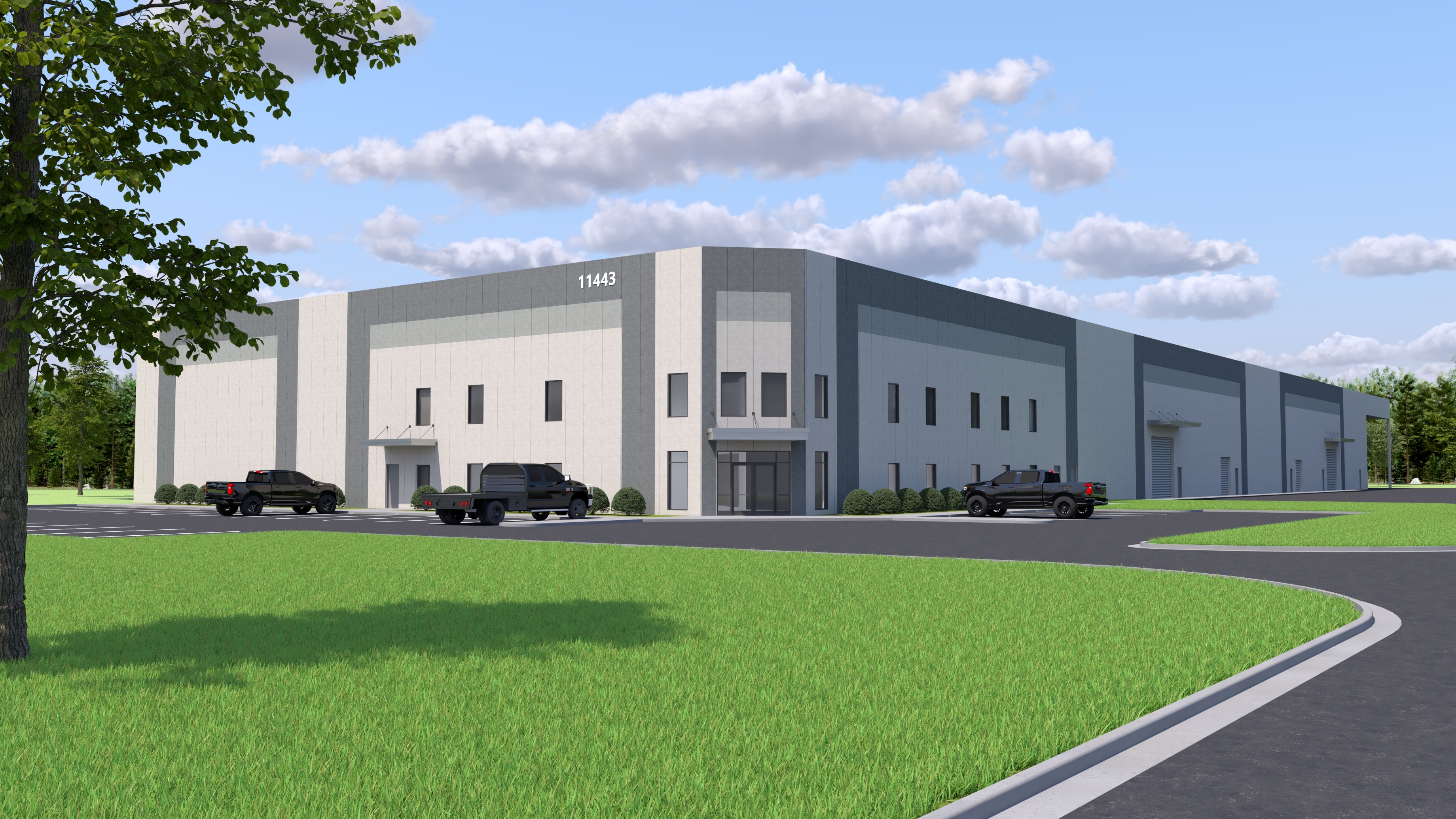 Front corner exterior rendering