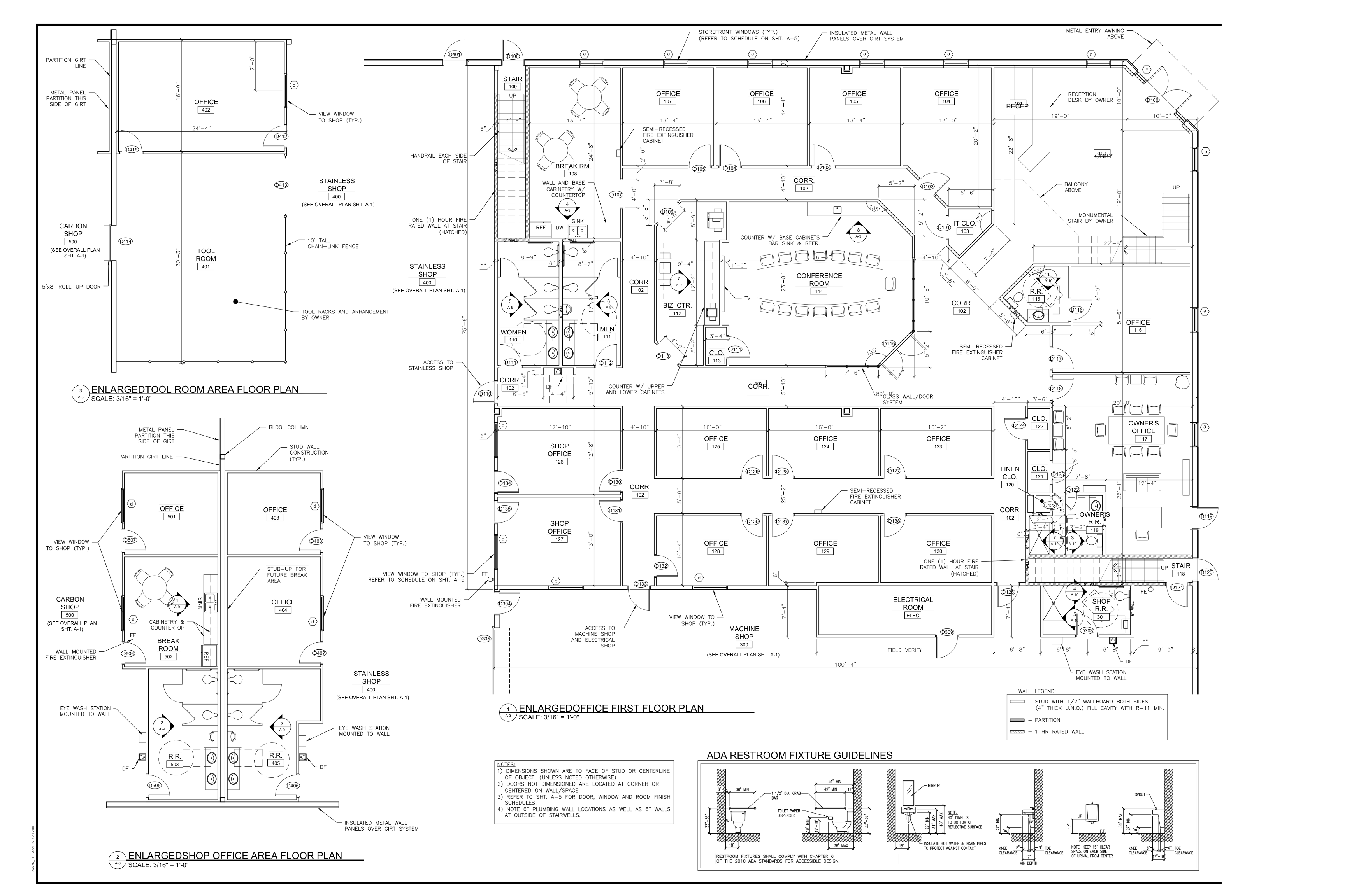 Redacted PEC office floor plan sheet
