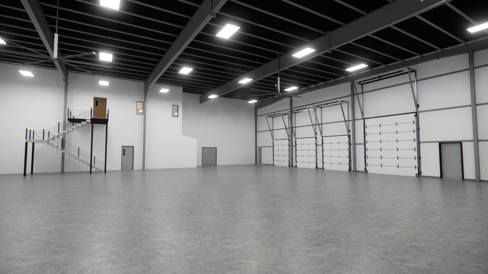 Sample project one interior rendering